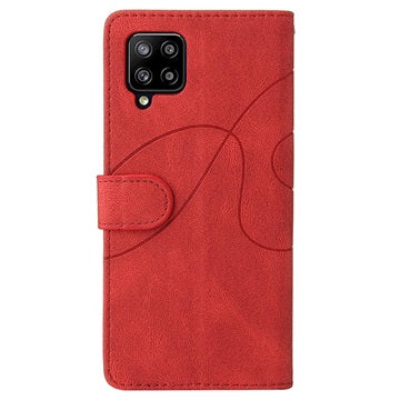 Bi-Color Series Samsung Galaxy A42 5G Pung - Rød