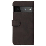 Bi-Color Series Google Pixel 6 Etui med Pung - Sort