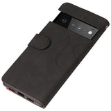 Bi-Color Series Google Pixel 6 Etui med Pung - Sort