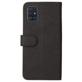 Bi-Color Series Samsung Galaxy A51 Etui med Pung - Sort
