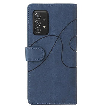 Bi-Color Series Samsung Galaxy A52 5G, Galaxy A52s Pung - Blå