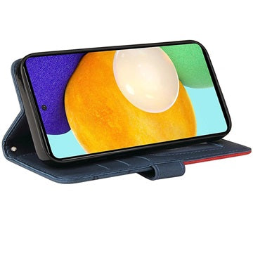 Bi-Color Series Samsung Galaxy A52 5G, Galaxy A52s Pung - Blå