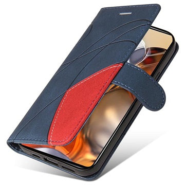 Bi-Color Series Xiaomi 11T/11T Pro Etui med Pung - Blå