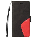 Bi-Color Series iPhone 7/8/SE (2020)/SE (2022) Etui med Pung - Sort