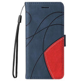Bi-Color Series iPhone 7/8/SE (2020)/SE (2022) Etui med Pung - Blå