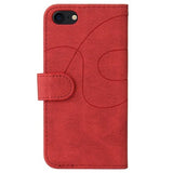 Bi-Color Series iPhone 7/8/SE (2020)/SE (2022) Etui med Pung - Rød