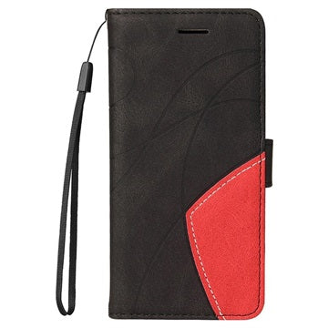 Bi-Color Series Xiaomi Mi 11 Lite 5G Etui med Pung - Sort