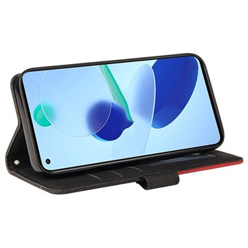 Bi-Color Series Xiaomi Mi 11 Lite 5G Etui med Pung - Sort