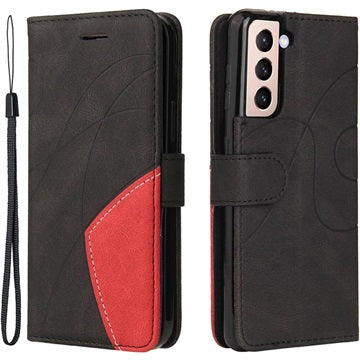 Bi-Color Series Samsung Galaxy S21 5G Pung - Sort