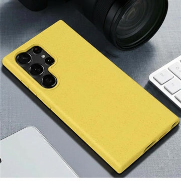 Samsung Galaxy S26 Ultra Biologisk Nedbrydeligt Cover - Gul
