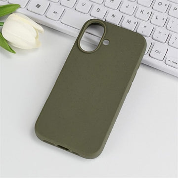 iPhone 17 Biologisk Nedbrydeligt Cover - Sortgrøn