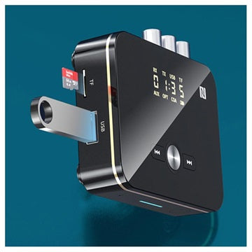 Bluetooth 5.0 Audio Sender / Modtager med NFC M8