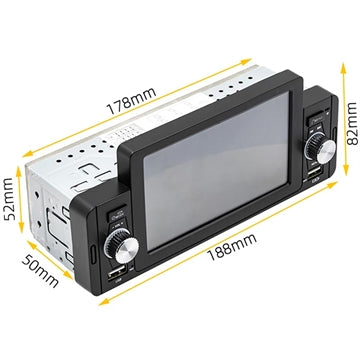 Bluetooth Bilstereo med CarPlay / Android Auto SWM 160C