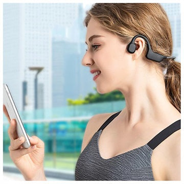 Bluetooth Høretelefoner til løb og Træning med Mikrofon DG08 - IPX6 - Sort