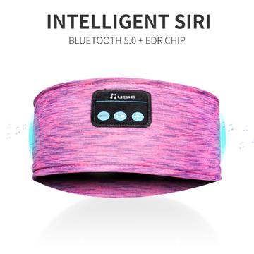Bluetooth-pandebånd til Søvn, Træning, Jogging, Yoga - Rose