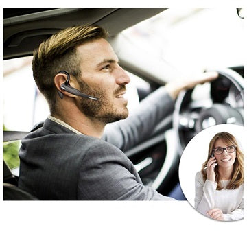 Bluetooth Headset med Opladningsboks YYK525 - Sort