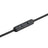 Bose QuietComfort 25 hovedtelefoner 3.5mm / 2.5mm lydkabel m. mikrofon/lydstyrkekontrol - sort