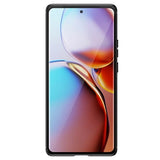 Motorola Edge 40 Pro/Edge+ (2023) Børstet TPU Cover - Karbonfiber - Sort
