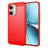 Xiaomi Redmi Turbo 5 Max/Poco X8 Pro Max Børstet TPU Cover - Karbonfiber - rød