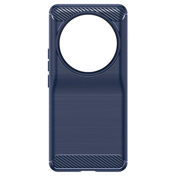 Xiaomi 13 Ultra Børstet TPU Cover - Karbonfiber - Blå