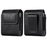 Samsung Galaxy Z Flip3 5G/Motorola Razr 5G Business Style Vertikal Bæltecover - Sort