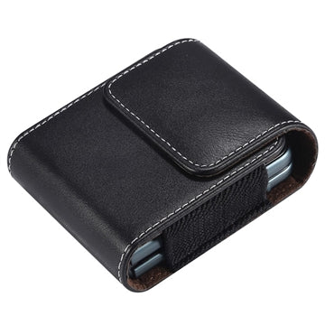 Samsung Galaxy Z Flip3 5G/Motorola Razr 5G Business Style Vertikal Bæltecover - Sort