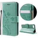 iPhone 7/8/SE (2020)/SE (2022) Butterfly Series Flip Cover med Pung - Cyan