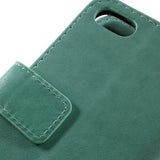 iPhone 7/8/SE (2020)/SE (2022) Butterfly Series Flip Cover med Pung - Cyan