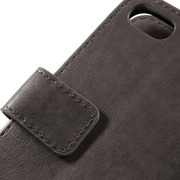 iPhone 7/8/SE (2020)/SE (2022) Butterfly Series Flip Cover med Pung - Grå