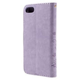 iPhone 7/8/SE (2020)/SE (2022) Butterfly Series Flip Cover med Pung - Violet