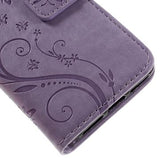 iPhone 7/8/SE (2020)/SE (2022) Butterfly Series Flip Cover med Pung - Violet