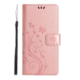 Motorola Moto G56 Butterfly Series Flip Cover med Pung - Rødguld