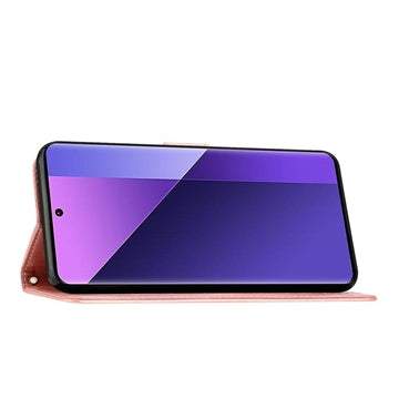 Motorola Moto G86 Butterfly Series Flip Cover med Pung - Rødguld