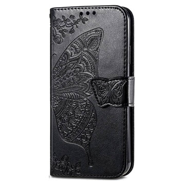 Sony Xperia 1 VI Butterfly Series Flip Cover med Pung - Sort