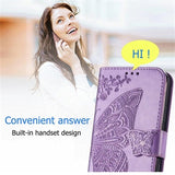 Sony Xperia 1 VI Butterfly Series Flip Cover med Pung - Lyselilla