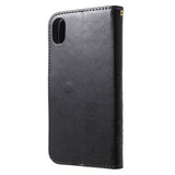 Butterfly Series iPhone XR Flip Cover med Pung - Sort