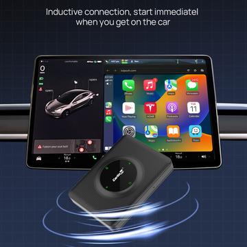 CARLINKIT CPC200-T2C (WIFI) til Tesla Model 3 / X / Y / S Trådløs Android Auto CarPlay Dongle WiFi Bluetooth-adapter
