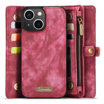 Caseme 2-i-1 Multifunktionel iPhone 14 Plus Pung - Rød