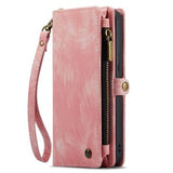 Caseme 2-i-1 Multifunktionel iPhone 14 Pro Max Pung - Pink