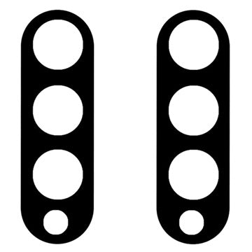 Samsung Galaxy Z Fold4 Kamera Linse Hærdet Glas Beskytter - 2 Stk.