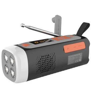  Camping solcelle radio / Bluetooth højttaler / Powerbank LR-7A LR-7A - 4500mAh, AM/FM/SW