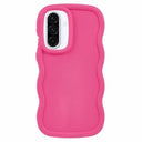 Samsung Galaxy A36/A56 Candy Color Wavy TPU Cover - Hot Pink
