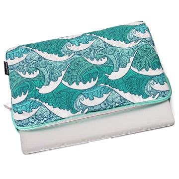 CanvasArtisan Universal Laptop Sleeve med Lynlås - 13" - Bølger