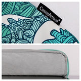 CanvasArtisan Universal Laptop Sleeve med Lynlås - 13" - Bølger