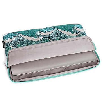 CanvasArtisan Universal Laptop Sleeve med Lynlås - 13" - Bølger