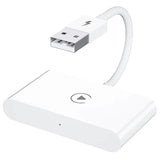 Trådløs CarPlay Adapter til iPhone - USB & USB-C - Hvid