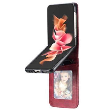 Card Series Samsung Galaxy Z Flip4 Pung - Rød