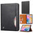 Samsung Galaxy Tab S6 Lite 2020/2022/2024 Kort Sæt Folio Cover - Sort
