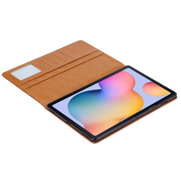Samsung Galaxy Tab S6 Lite 2020/2022/2024 Kort Sæt Folio Cover - Brun