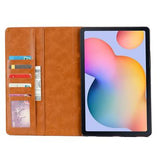 Samsung Galaxy Tab S6 Lite 2020/2022/2024 Kort Sæt Folio Cover - Brun